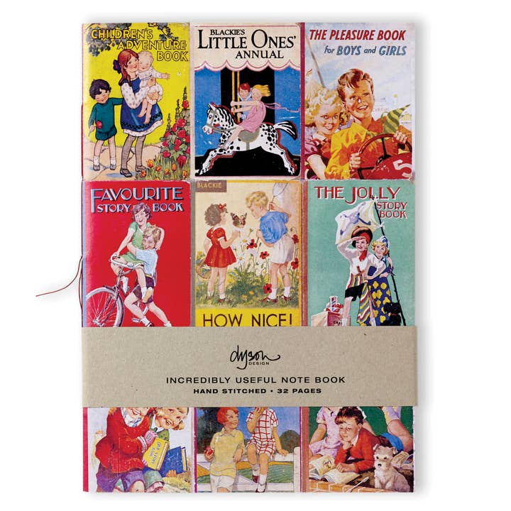 NB01 BØRNS ENÅRIGE Hand Færdig Notebook for engroshandel hos Dyson Design