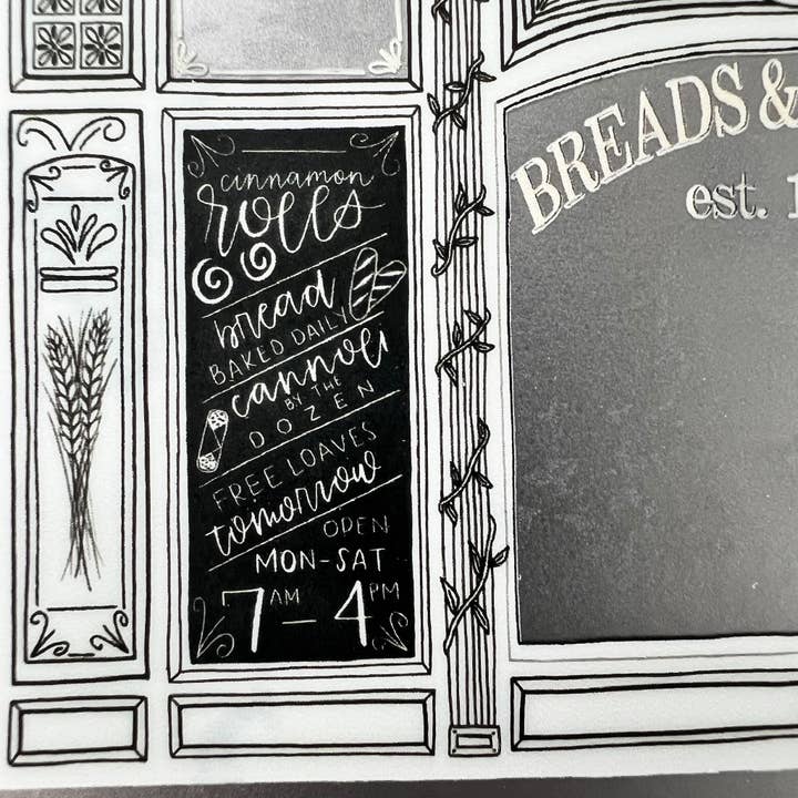 Lemon Press Studio - Wholesale Sticker - Bakery clear vinyl sticker3