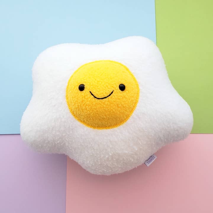 happy egg plushie for wholesale by These Things