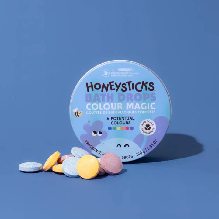 Honeysticks - Australia - Wholesale Bath Toy - Baby - Honeysticks Bath Drops Colour Magic 36pk3