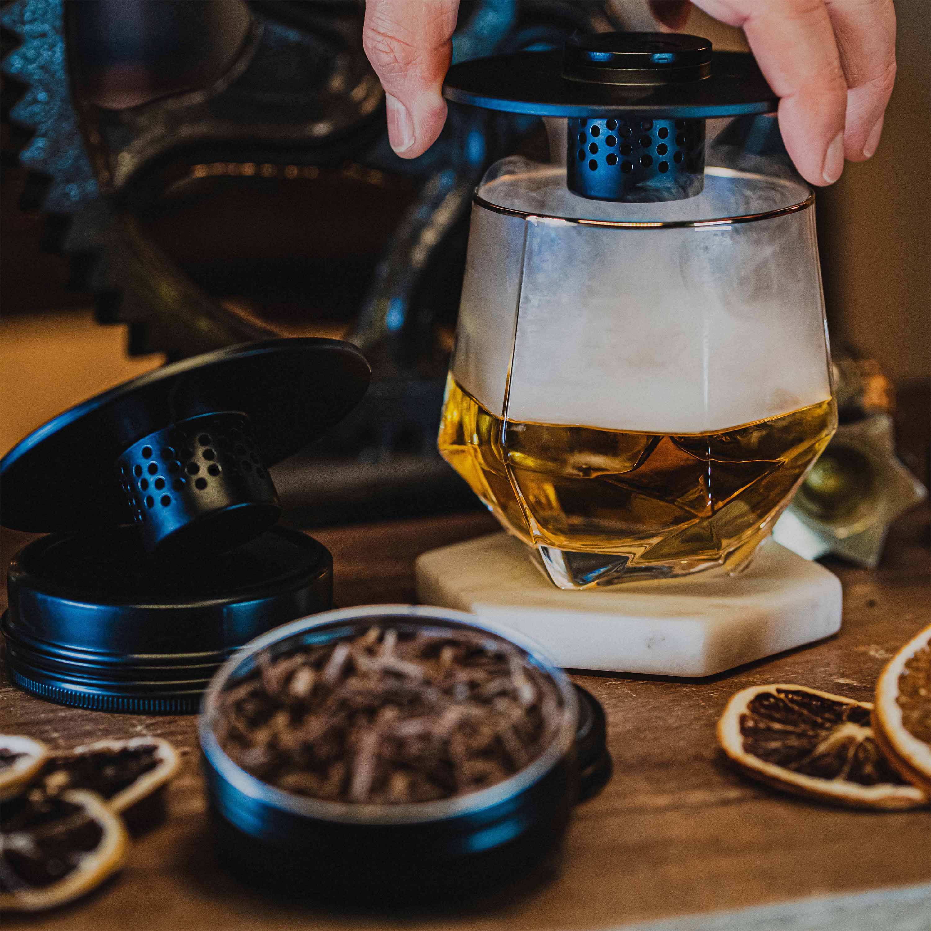 Sons of Smoke - Wholesale Bar Tool - Smoked cocktail Kit - Add smoke and style to your cocktail.0