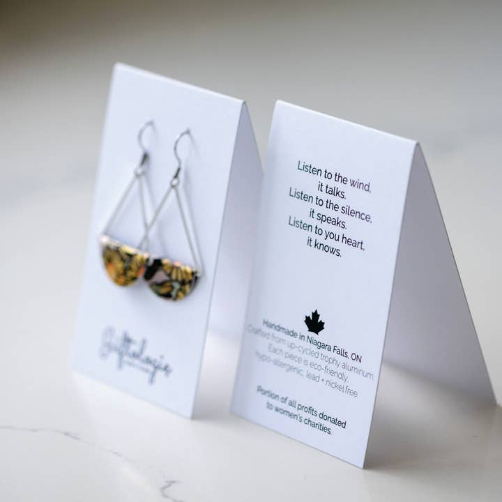 Giftologie - Wholesale Dangle Earrings - Garden Party Dangle Earrings - silver