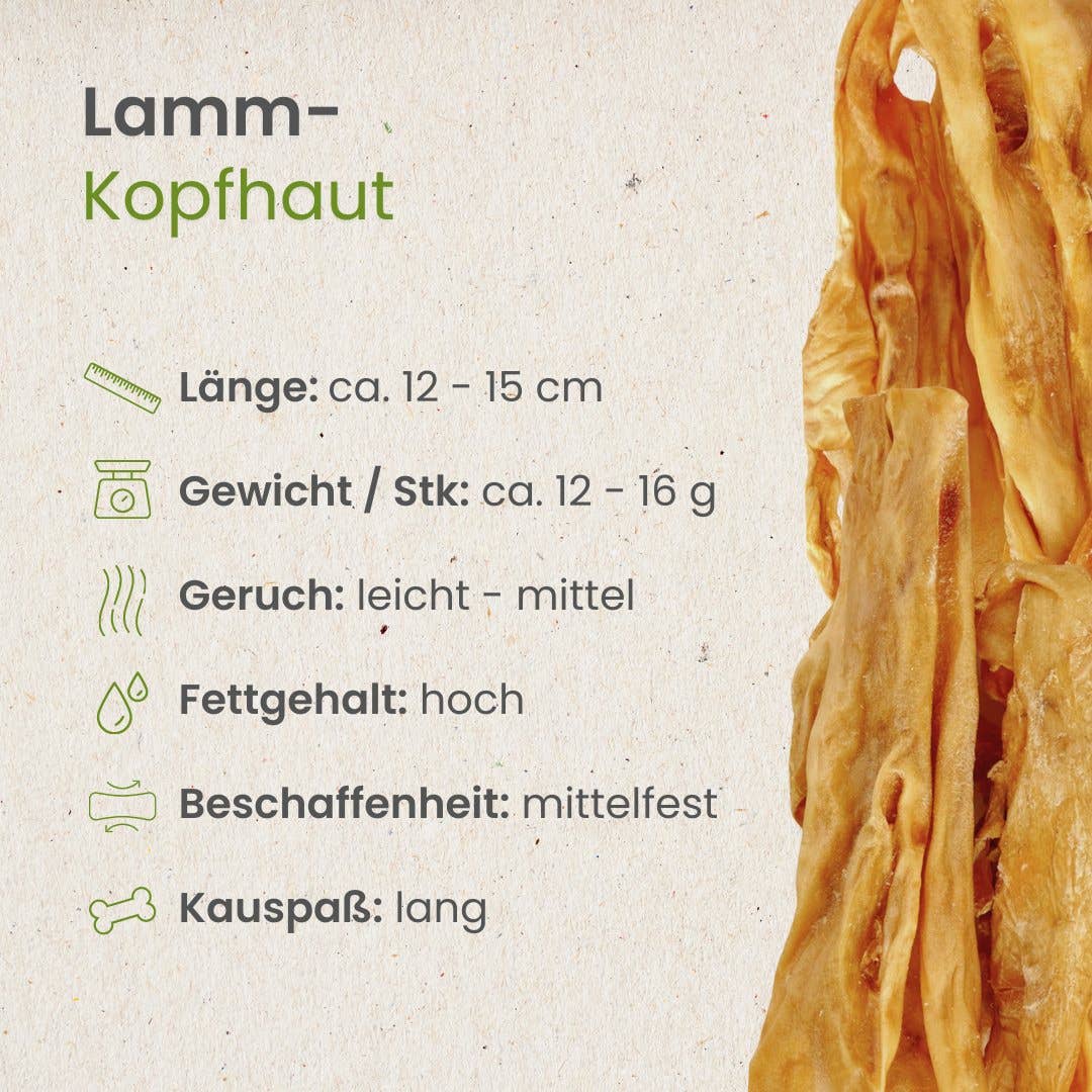 Kauartikel.com GmbH - Wholesale Pet Bone/Rawhide - Dog - lamb scalp2