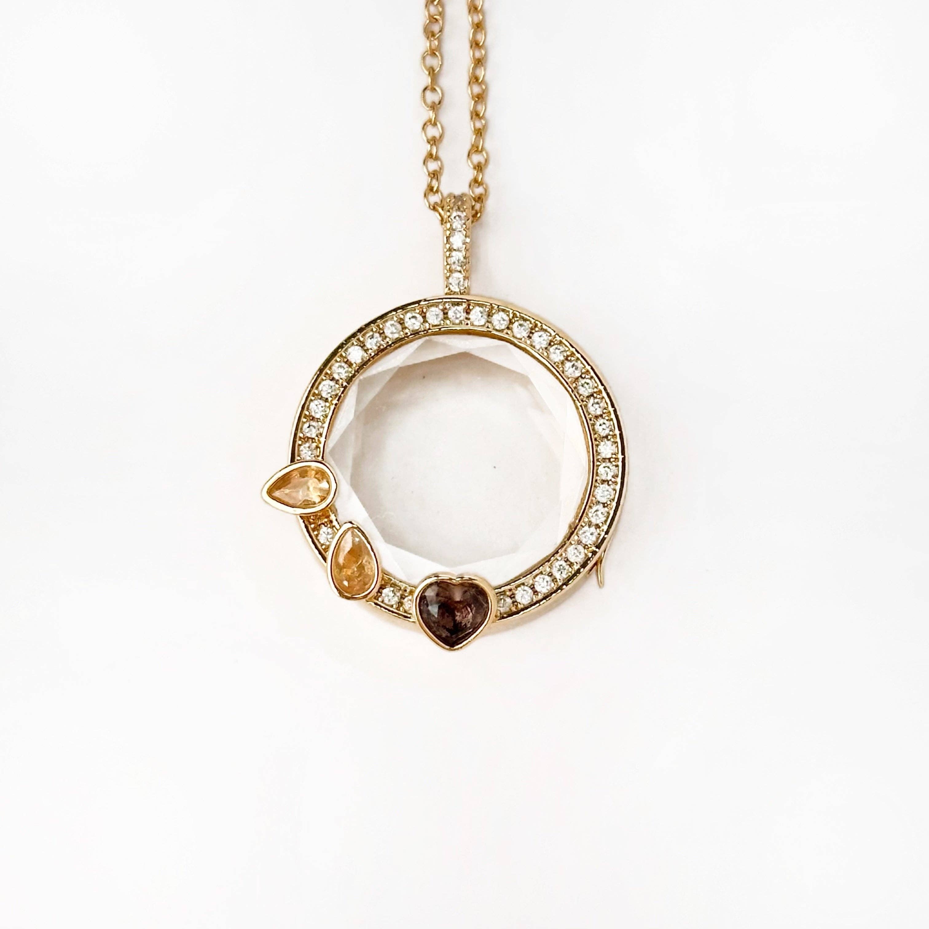 Verdivine - Wholesale Pendant/Charm Necklace - Personalized Heartstone Charm Box Necklace3