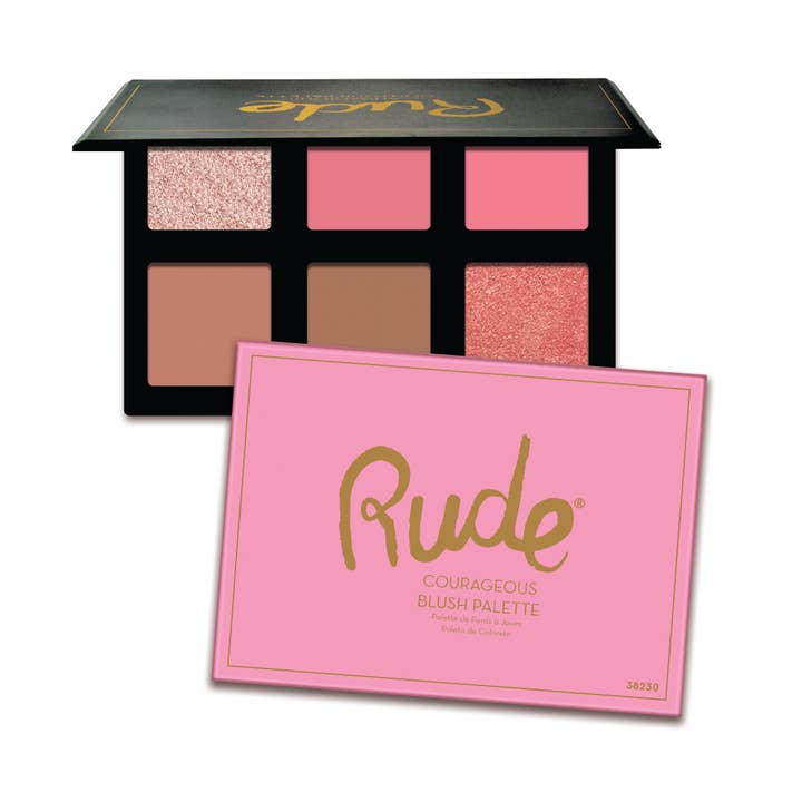 Rude Cosmetics - Wholesale Blush - Courageous Blush Palette
