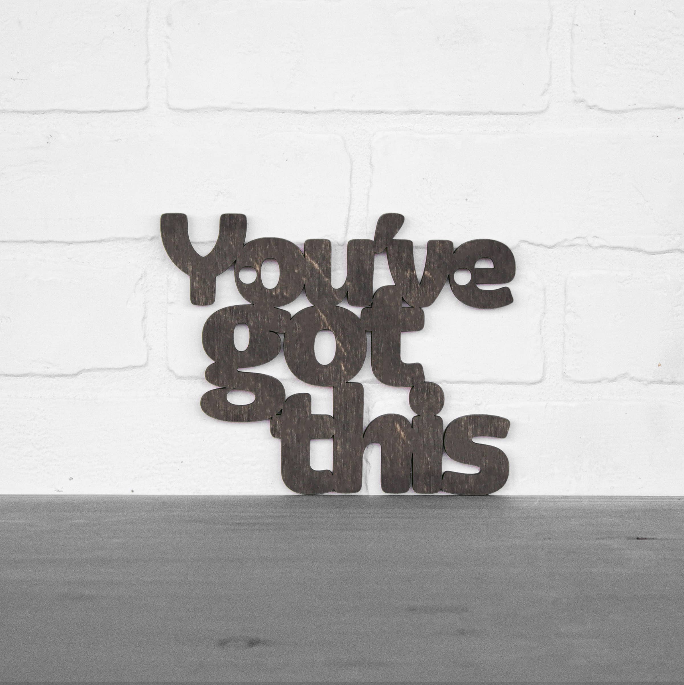 Spunky Fluff - Wholesale Wall Sign - You've Got This Inspirational Wood Wall Sign13