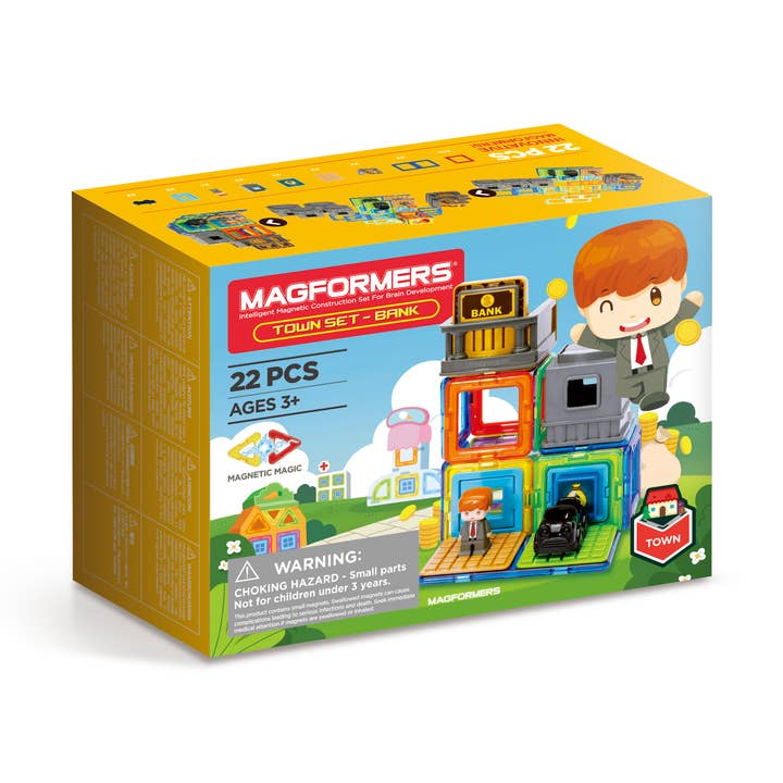 Town Series - Bank Set for wholesale by Magformers Australia