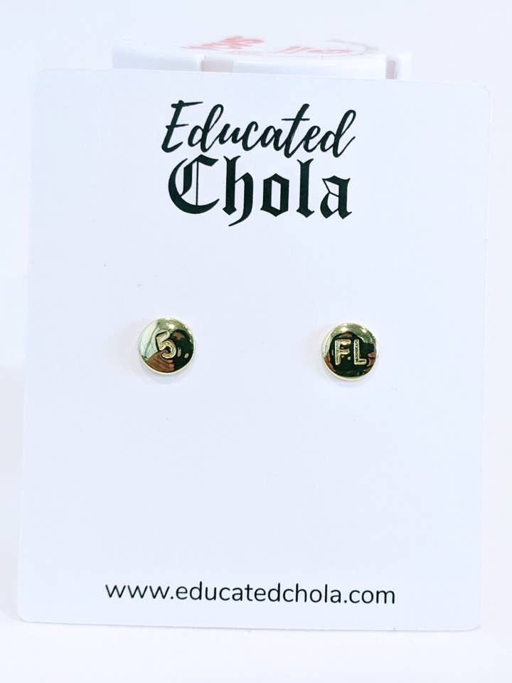 Lexapro Tablet Earrings – Mental Health Jewelry | SSRI for wholesale by Educated Chola