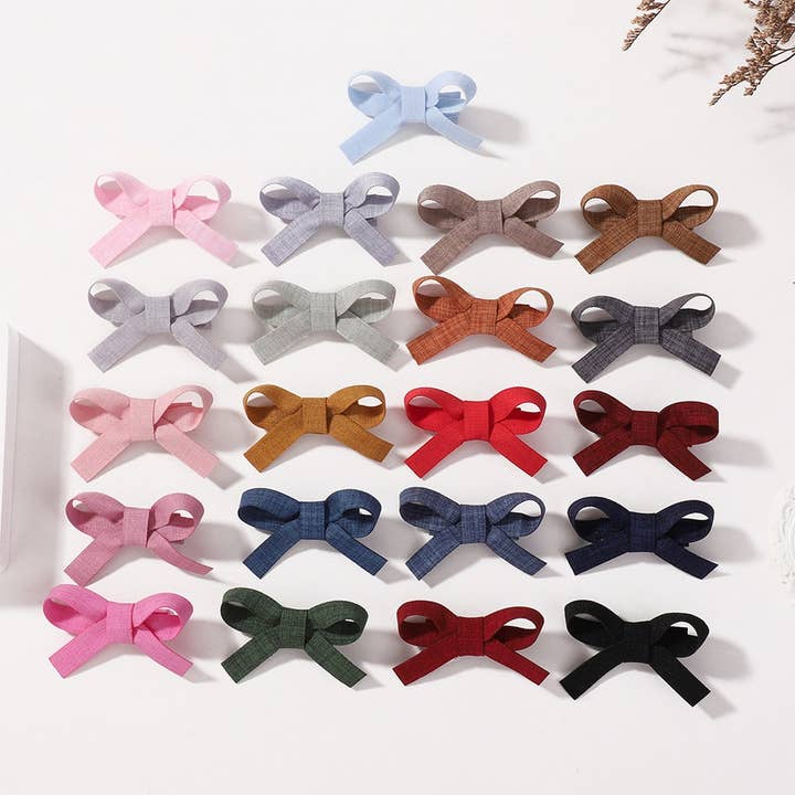 ACCITY - Wholesale Hair Clip - Kids - Handmade Fabric Bow Full-Cover Hair Clip for Kids_CWAHA671123