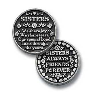 Sisters Always Friends Forever Token für den Großhandel von Abbey + CA Gift