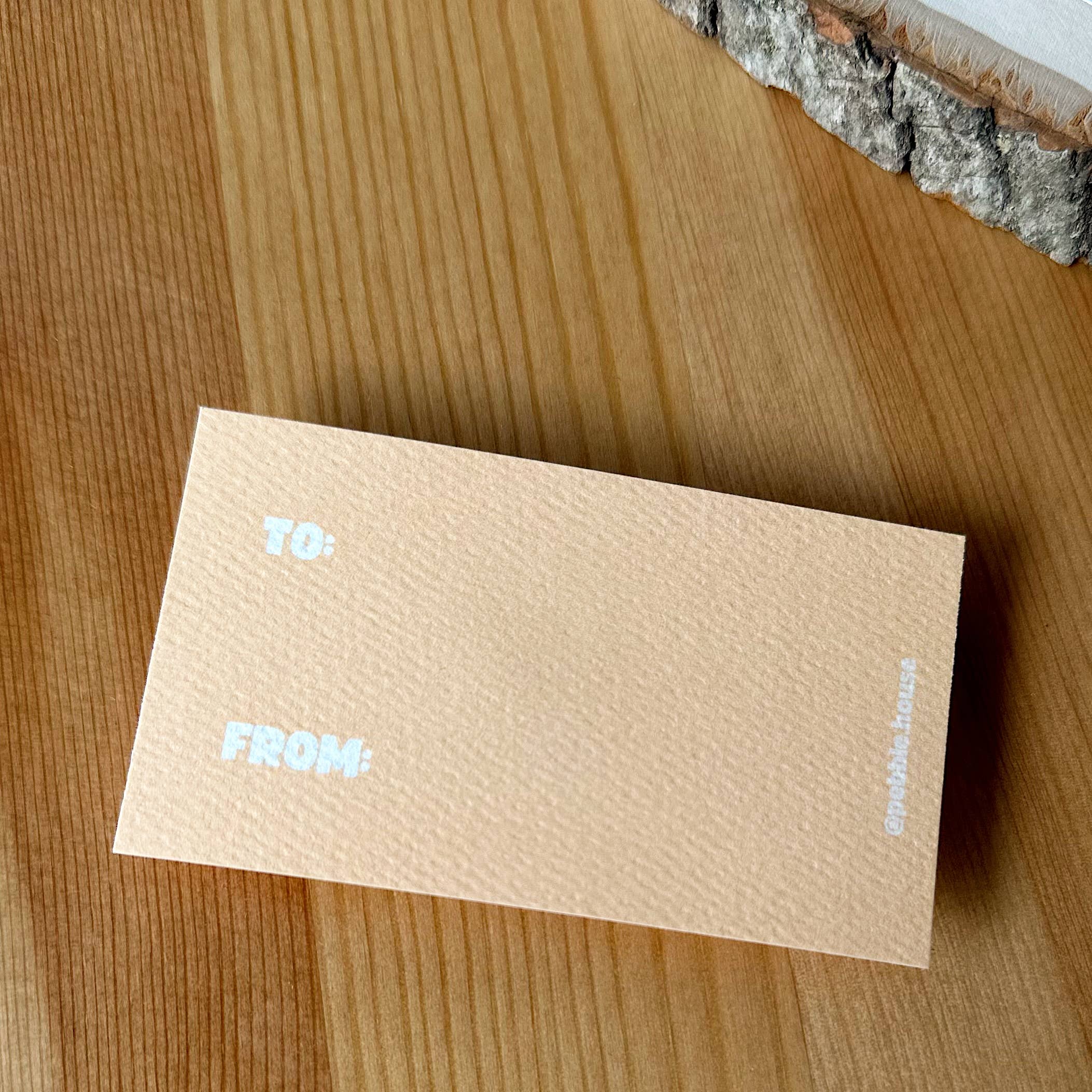 Pebble House - Wholesale Spiritual Stone/Crystal - "You're a Star!" Mini Crystal Greeting Card- Crystals & Stones3