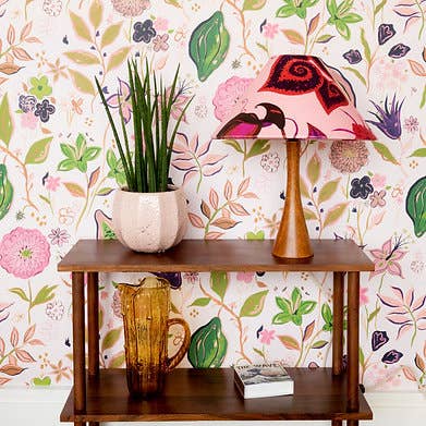 Wear the Walls - Wholesale Wallpaper - Kakao Wallpaper in Ruby-Pink1