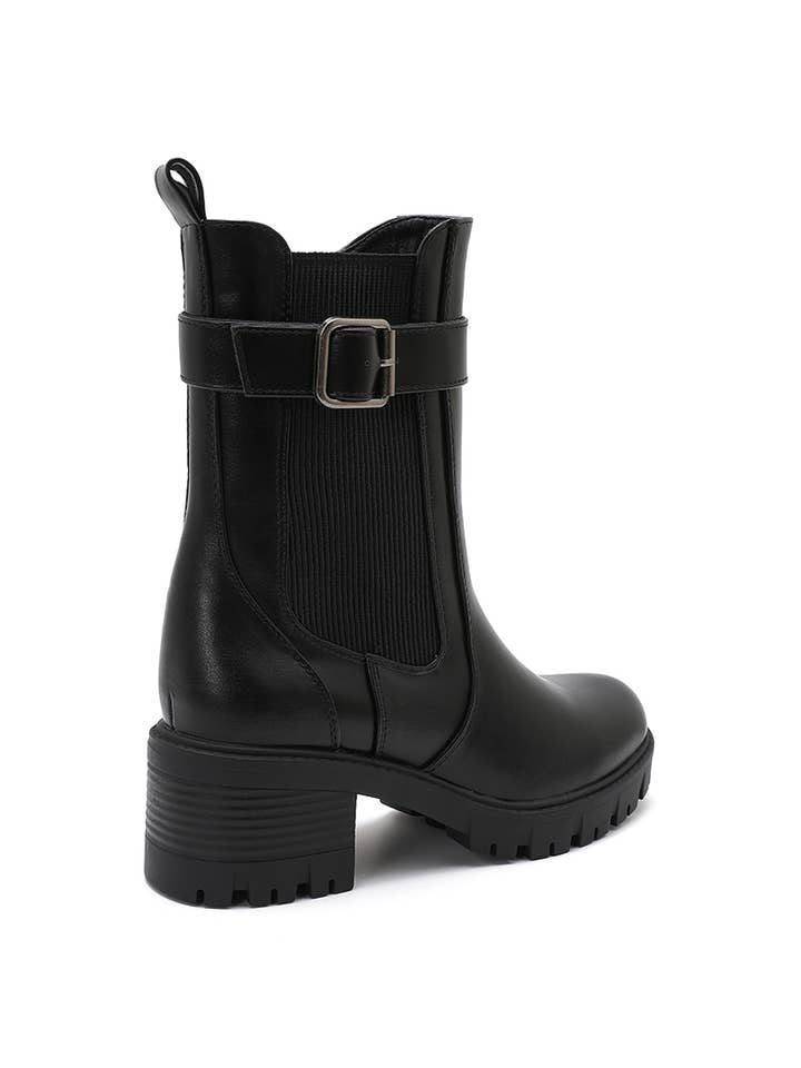 Joia Paris - Wholesale Boots - Women's - Block heel boots with sturdy lug sole WZ-11010