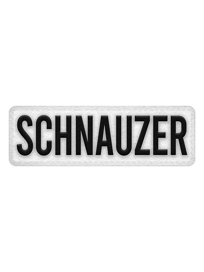 Schnauzer - Set of two Patches for wholesale by beYourDogs
