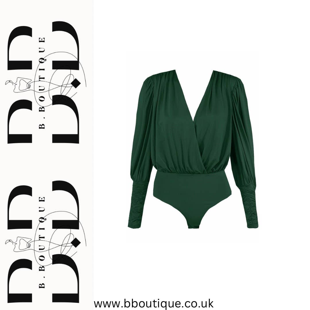 B.Boutique – wholesale Bodysuit – Women’s – Green Bodysuit