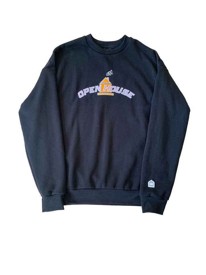 Smokehouse Crewneck - Negro para venta al por mayor de The Open House