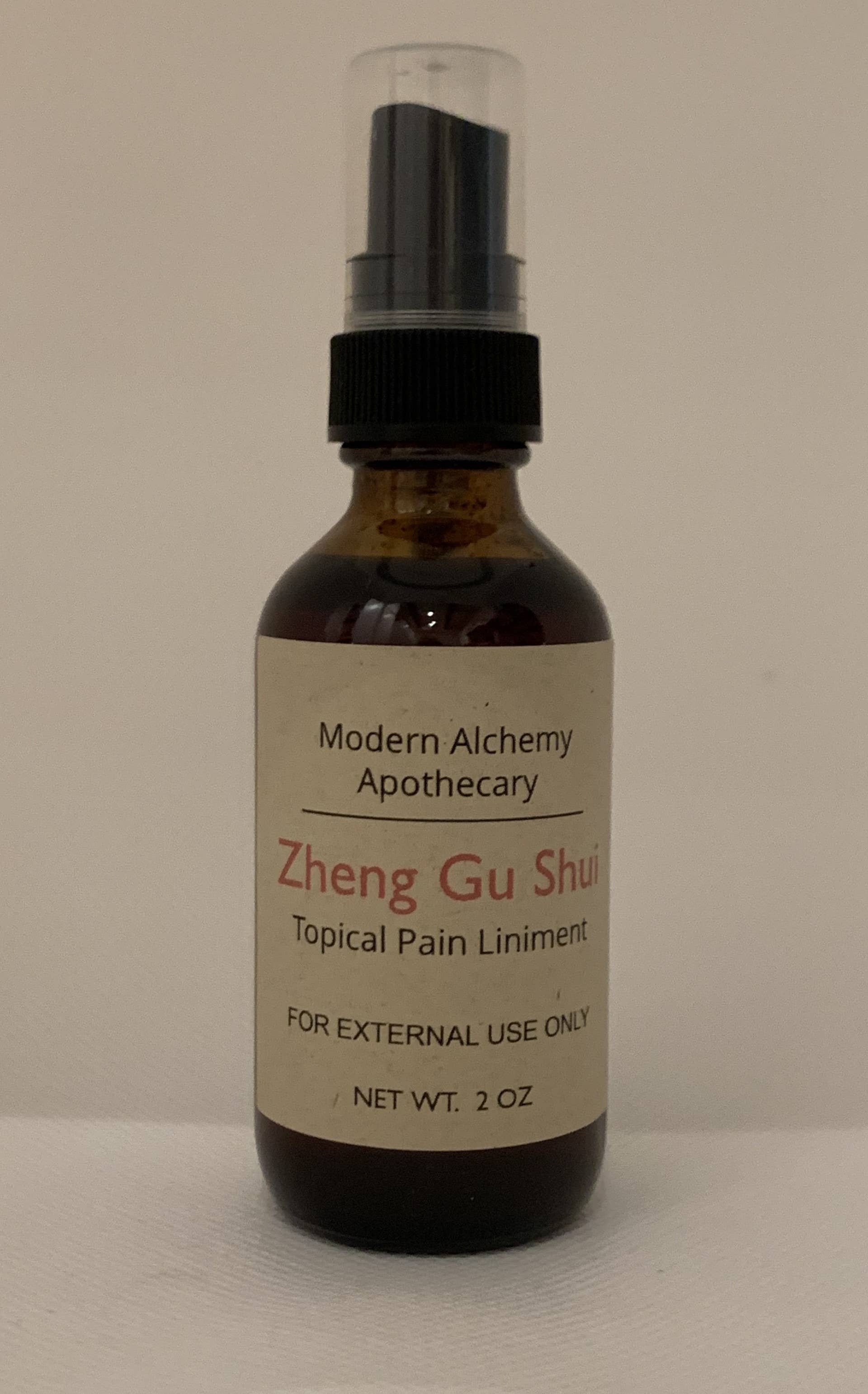 Modern Alchemy Apothecary - Wholesale Spray/crème voor pijnverlichting - Zheng Gu Shui Pijn Liniment 2oz.2