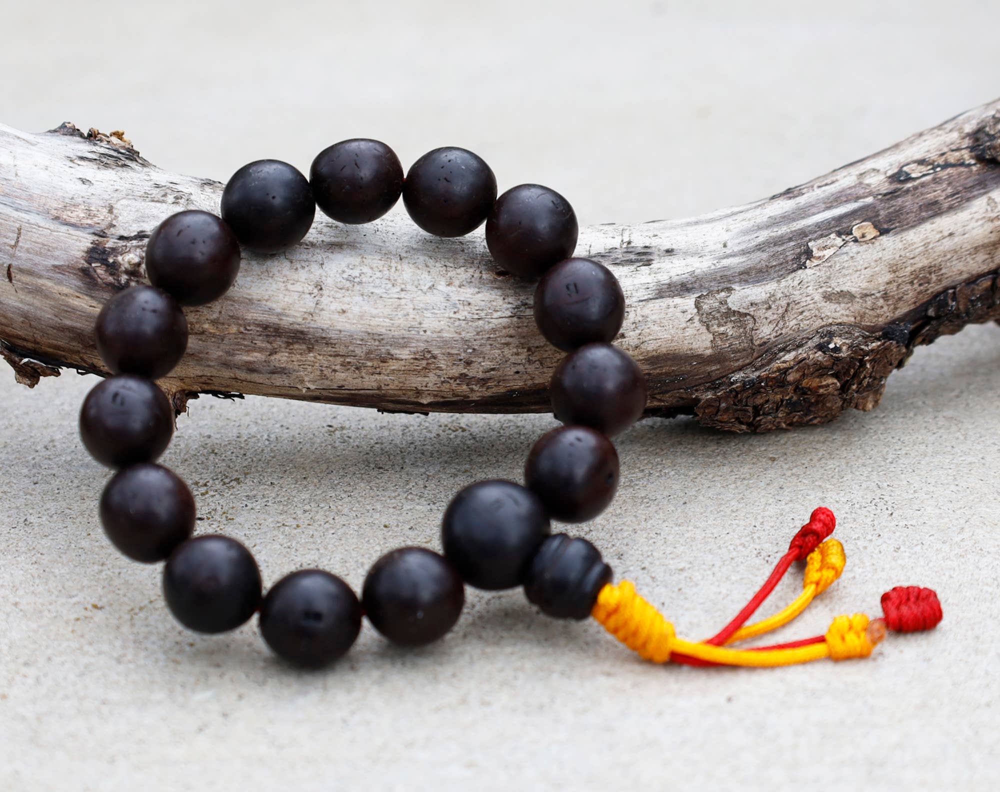 Lungta Imports - Wholesale Prayer Beads Necklace - Tibetan Rare Buddhist Meditation Nepal Dark Bodhi Seed Mala2