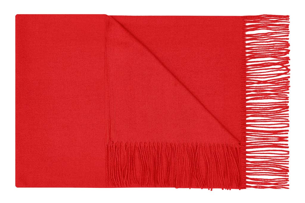 Aavion - Wholesale Scarf - Women's - Super Soft Plain Tassel Scarf Classic Wrap 200 cm x 65 cm6