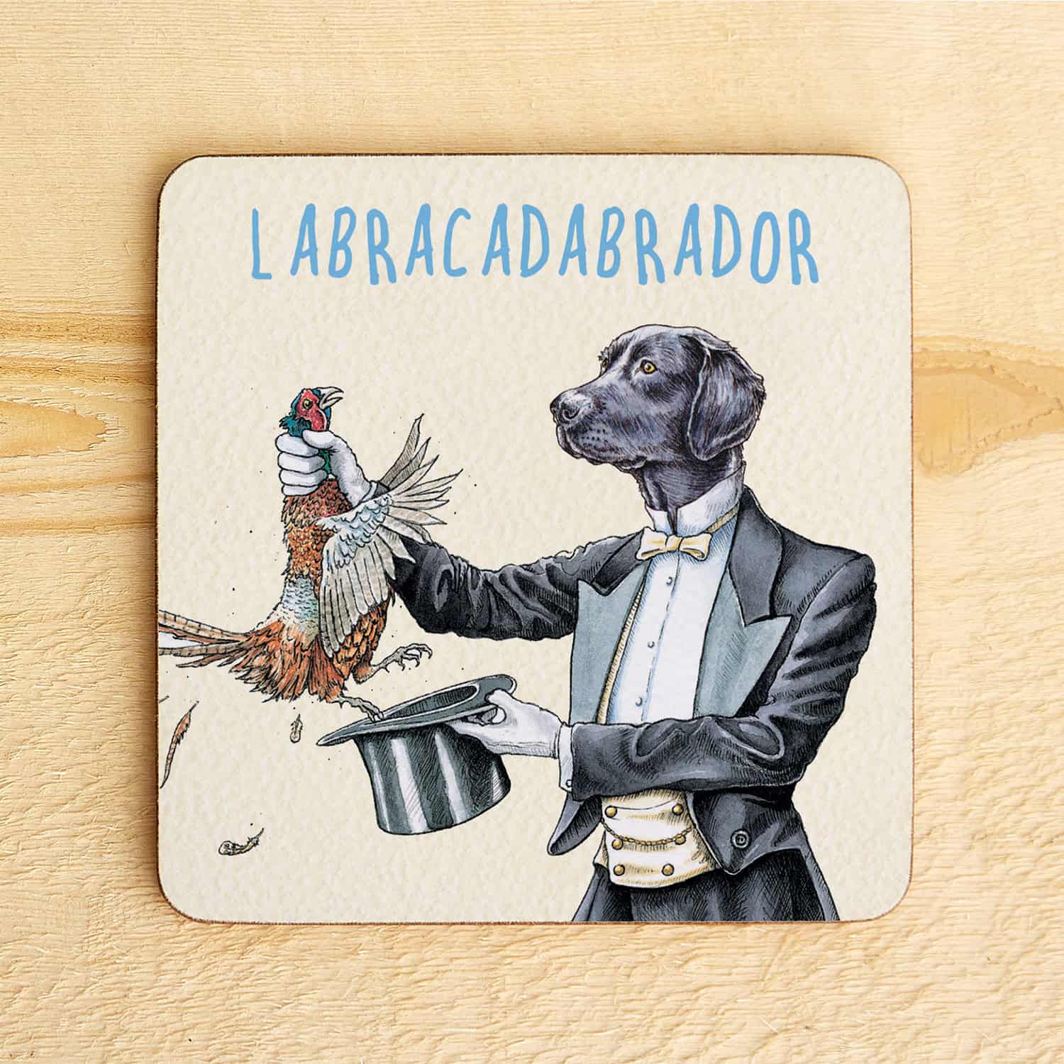 Bewilderbeest – wholesale Coasters – Labracadabrador Coaster - Drinks Coaster