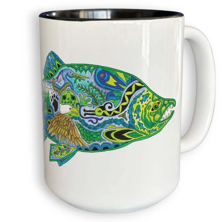 Sockeye Salmon 15 Unzen Tasse für den Großhandel von EarthArt International