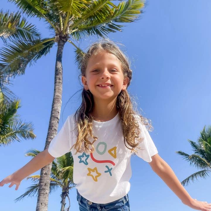 Doodle Bamboo-Pima bomulds-T-shirt for engroshandel hos Melone