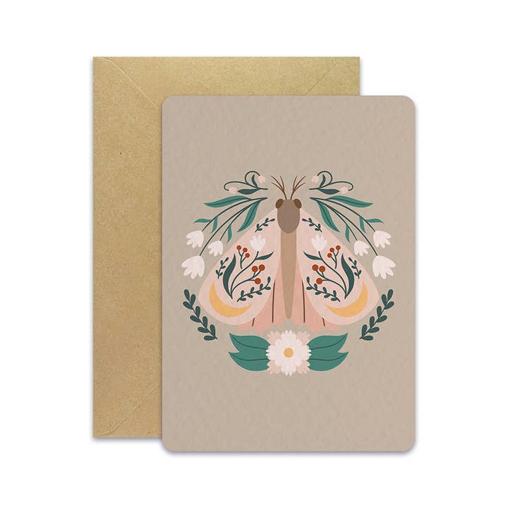 Boho Butterfly Sommerfugl #1 - Postkort for engroshandel hos Maison Joliette