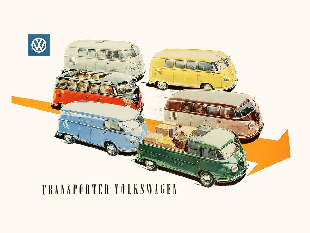 Salam Editions - Wholesale Poster - VW Combi0