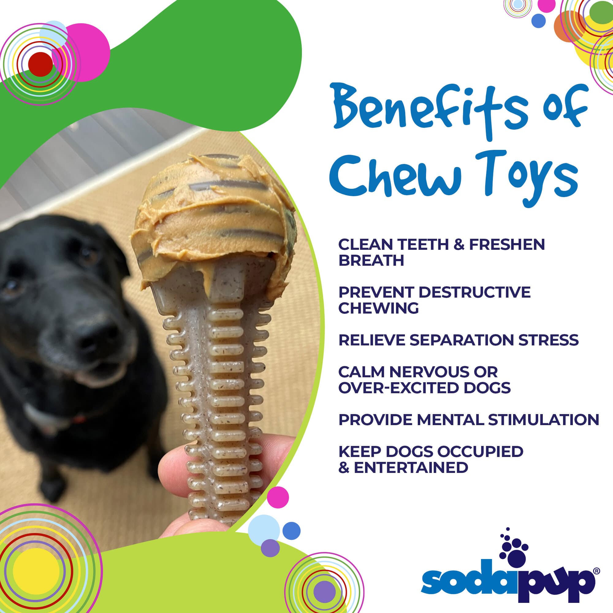 SodaPup Dog Toys - Venta al por mayor Juguete para morder - Perros - Honey Bone Dental Tower Juguete para masticar perro de nailon3
