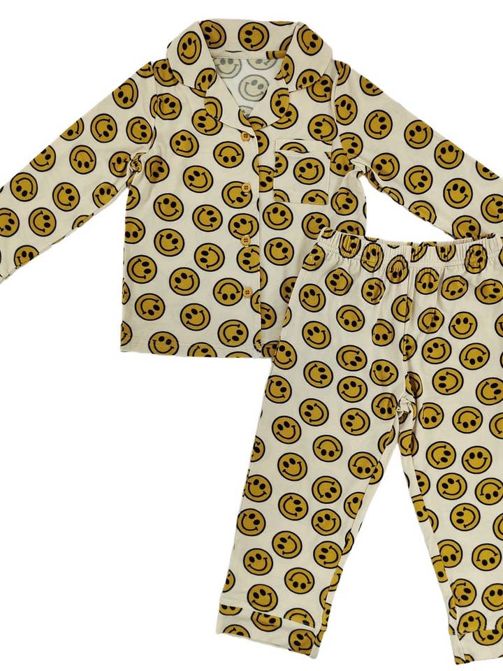 Happy Day Bamboo Button Up Set for wholesale by Little One Shop