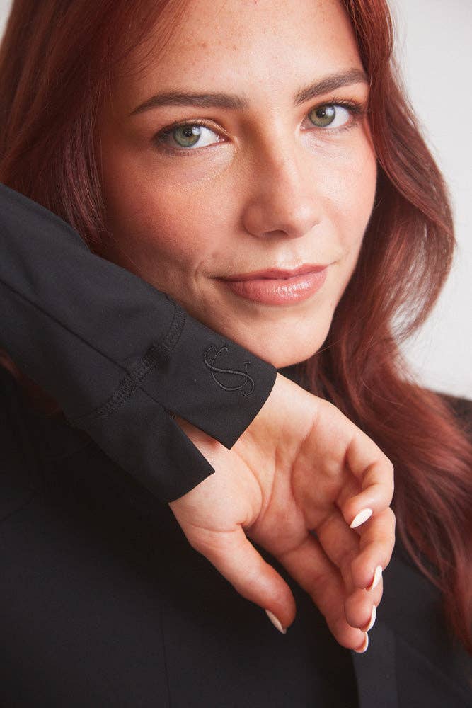 Solid Citizen Equestrian - Wholesale T-Shirt - Women's - Haley | UV Base-layer | Riding top | Turtleneck Sun-shirt | Black8