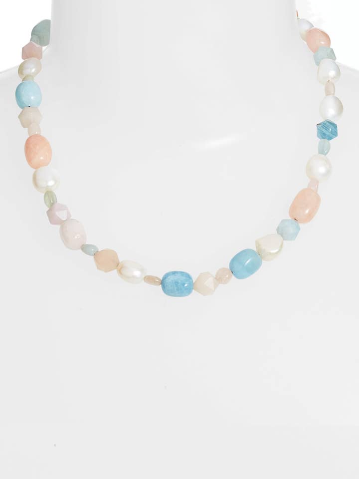 Collar de piedra gruesa para venta al por mayor de Knotty Accessories