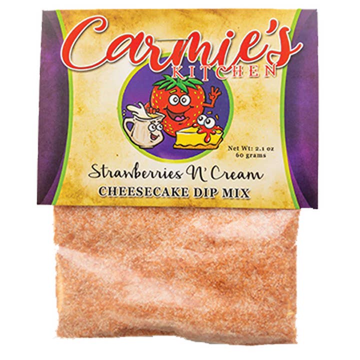 Carmie's Kitchen - Wholesale Dip - Strawberries N Cream Cheesecake Dip