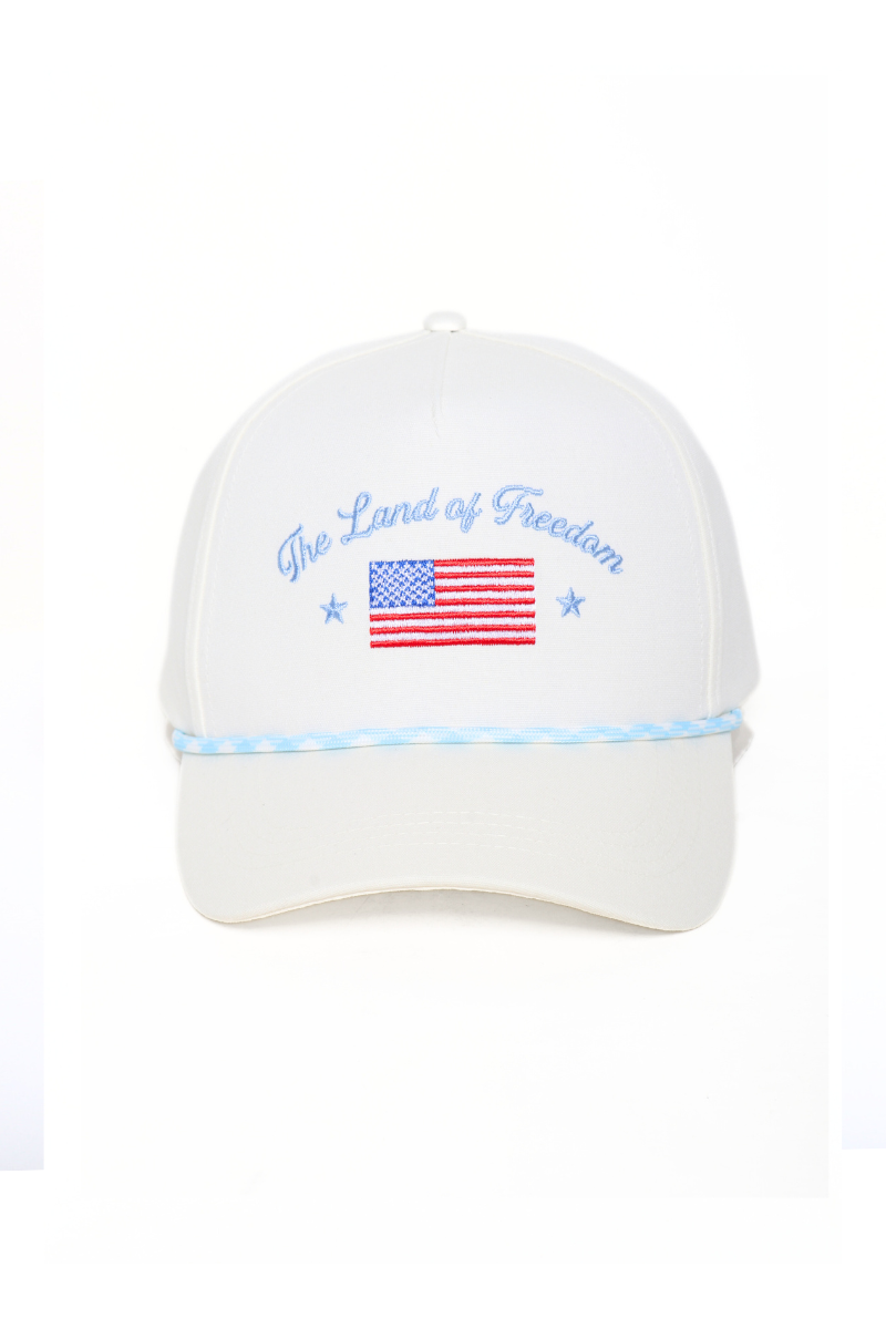 David And Young - Wholesale Baseball Cap - Unisex - AMERICANA The Land of Freedom Embroidery 5 Panel Cap2