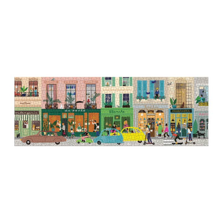 Chronicle Books - Wholesale Puzzle - Adult - Parisian Life 1000 Piece Panoramic Puzzle2