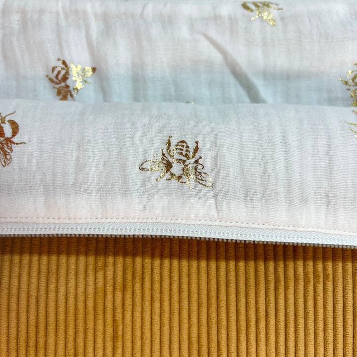 AMMA - Vente Étui pour ordinateur portable/tablette – femme - Housse d'ordinateur Velours Côtelé - Moutarde6