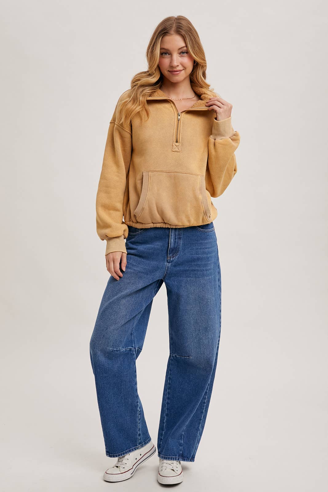 Bluivy - Vente Sweat à capuche – femme - Sweat à capuche à fermeture zippée devant avec intérieur en polaire19