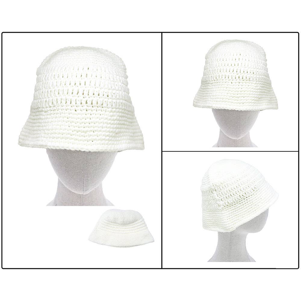 Sensibling Corp. - Vente Bob – femme - Chapeau seau en tricot au crochet7