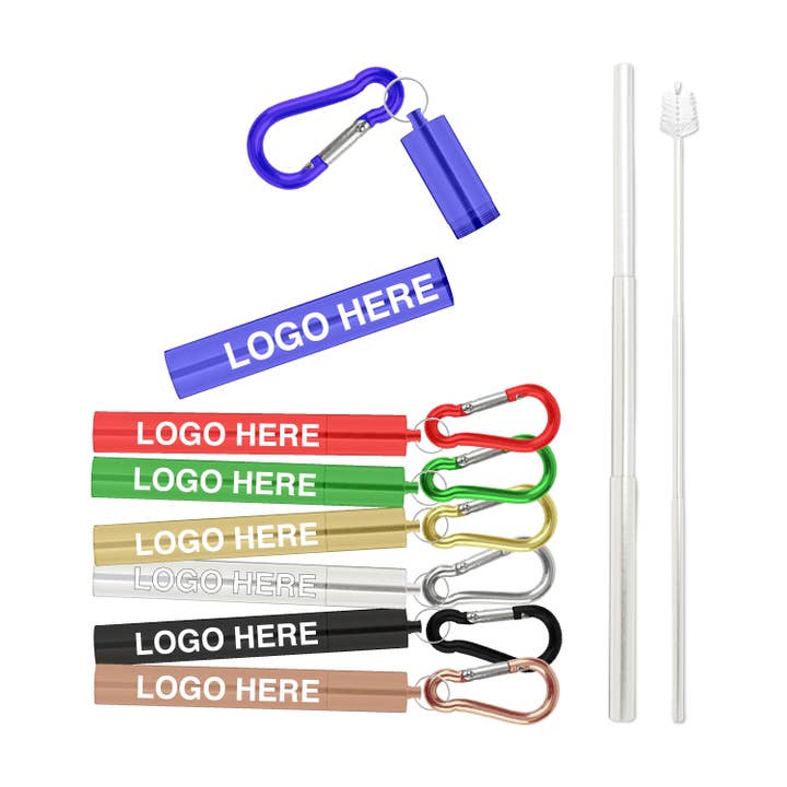 Paille Galileo personnalisée pour la vente par S.T.E.E.L. Straws LLC