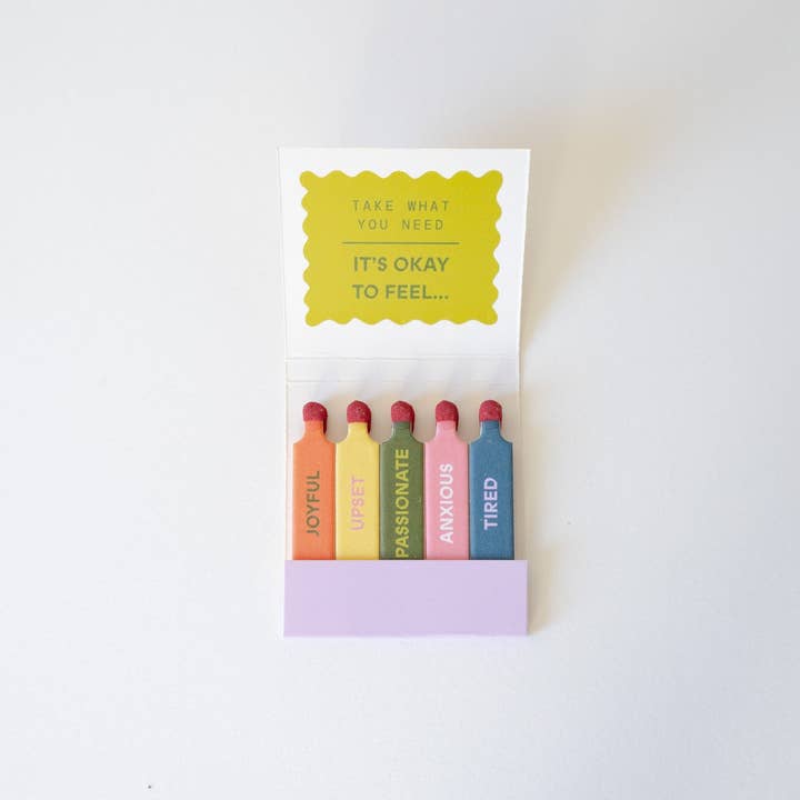 Lindy Stark Designs - Wholesale Matches - Feelings Affirmations Matchbook3