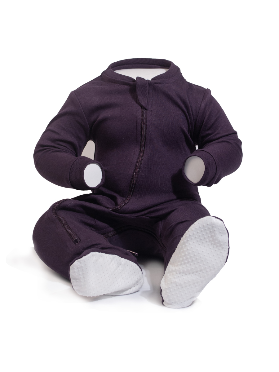 ZippyJamz - Wholesale Bodysuit (Footed) - Baby - Midnight Dreams - Organic Cotton4