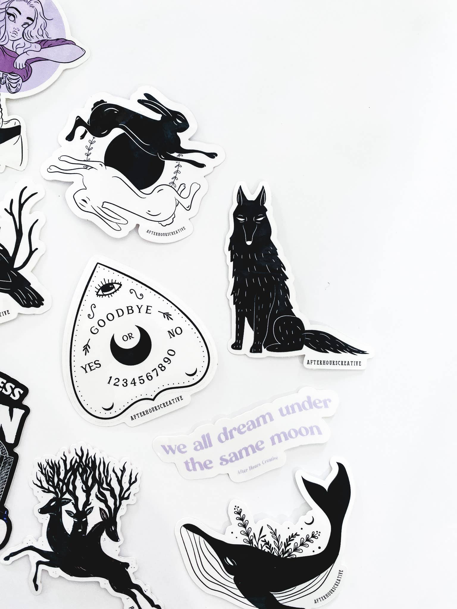 After Hours Creative – Engroshandel Klistermærke – Planchette Sticker3