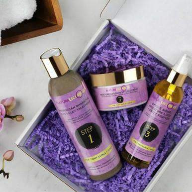 Naturalicious - Wholesale Haircare Set/Kit - Hello Gorgeous Hair Care System - Tight Curls2