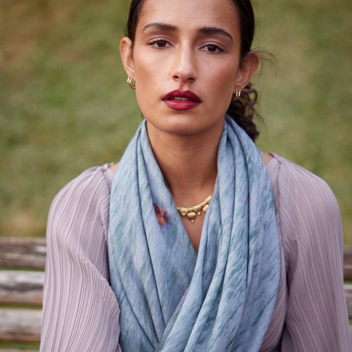 THE SWIMMERS skinny wool scarf for wholesale by GOOD&CO