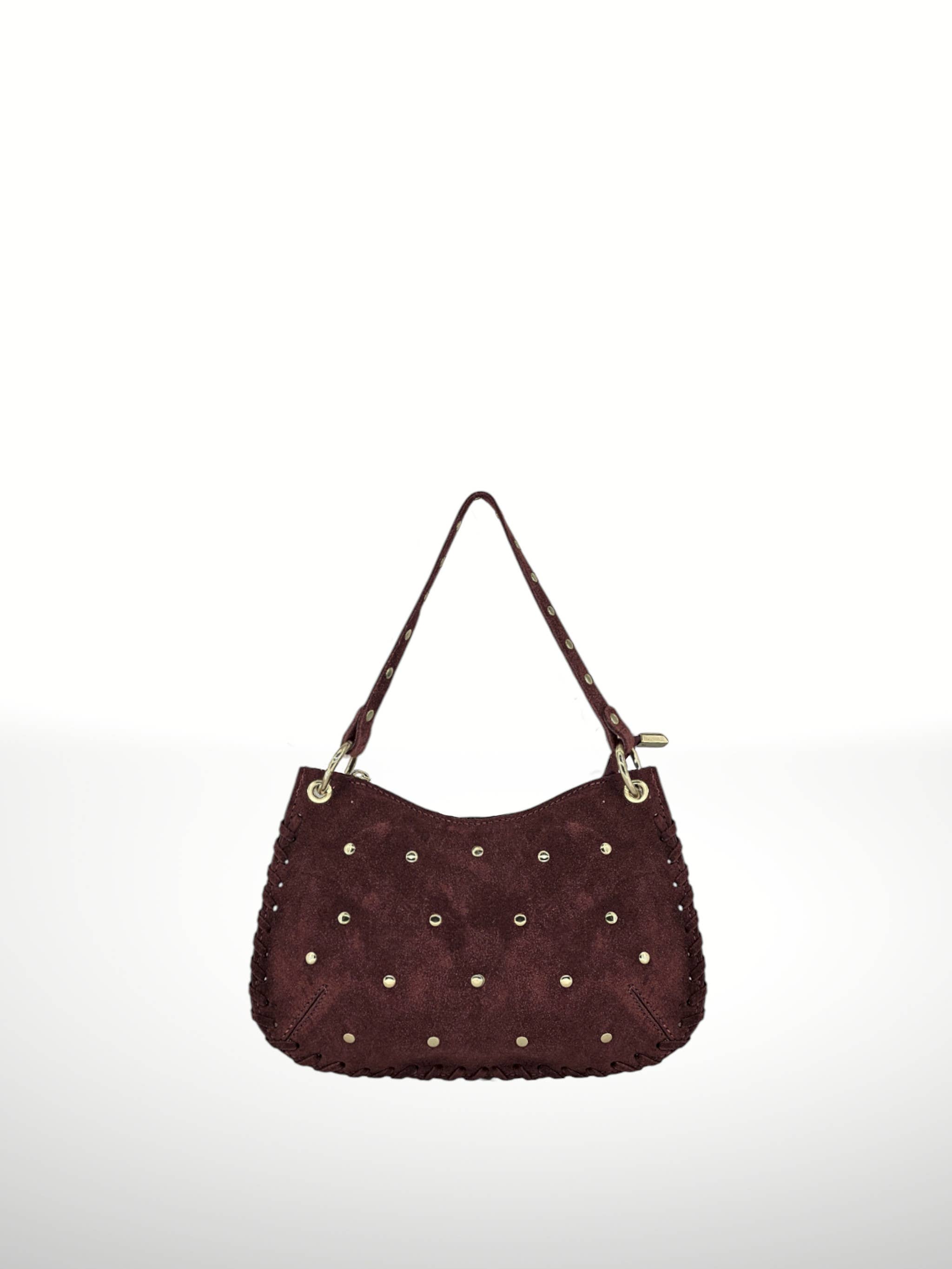 ITALIAN'S LEATHER - Wholesale Shoulder Bag - Women's - Olivia Suede Leather Bag 2510131