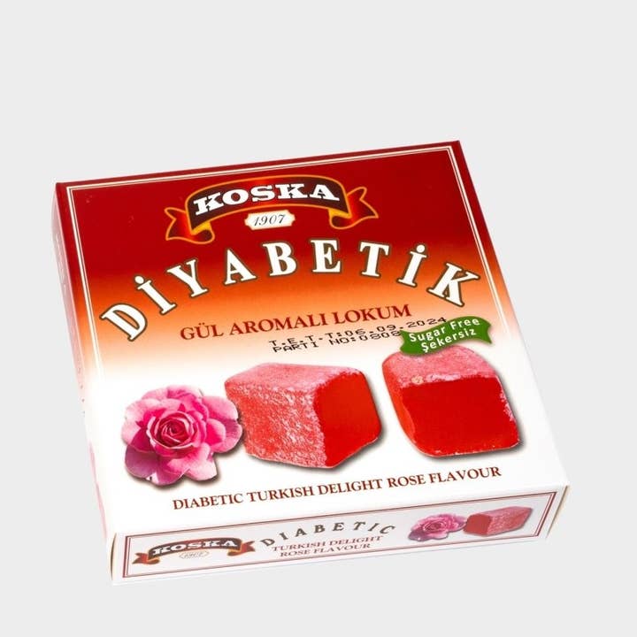 Aladdin - Wholesale Gummy - Koska | Sugar-Free, Diabetic Rose Flavored Turkish Delight1