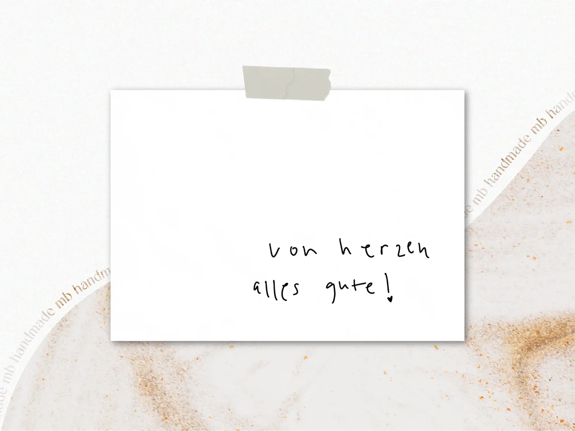 mb handmade - Wholesale Birthday Card - from the heart, all the best! | birthday | happy birthday1