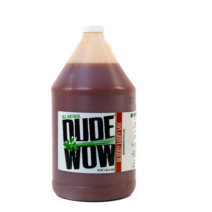 Dude Wow Cocktails - Wholesale Cocktail Mix/Syrup - Dude Wow All Natural Bloody Mary - Gallon (4Gal/1Cs)