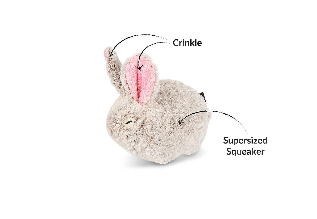 P.L.A.Y. Pet Lifestyle and You - Wholesale Pet Plush Toy - Dog - Forest Friends Baxter the Bunny2