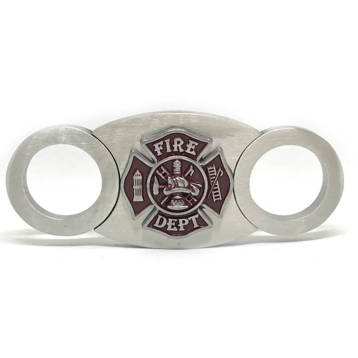 Coupe-cigares Fireman's Cross - Rouge pour la vente par Cigar Cutters by Jim